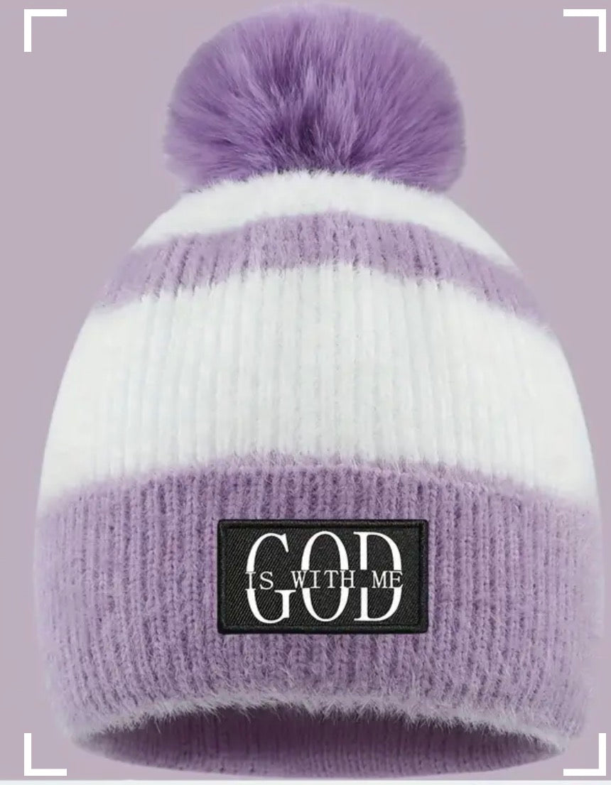 Women’s God is with me beanie