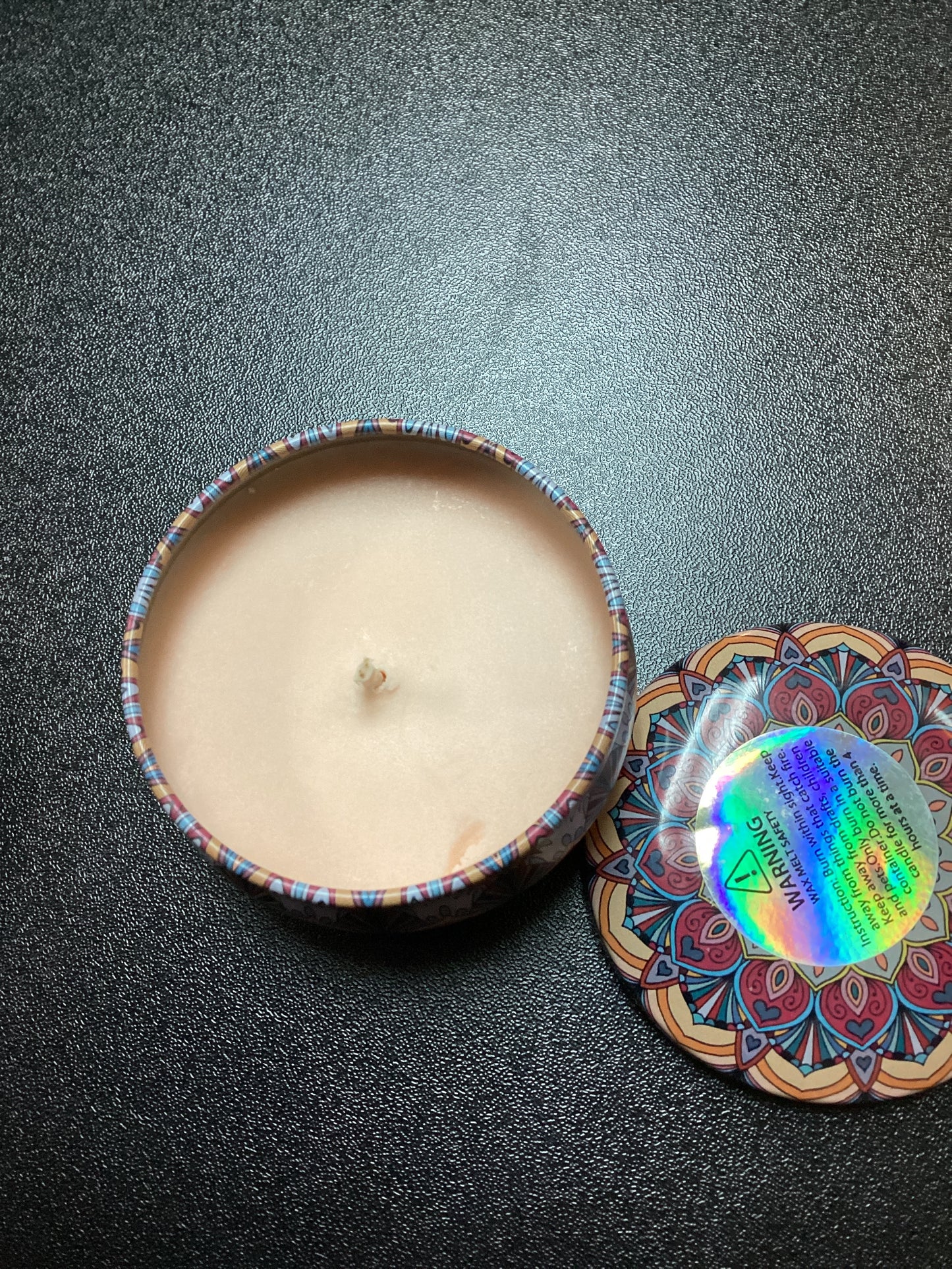 Mini tin candles
