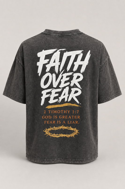 Ray G Faith Over Fear Vintage Unisex T-Shirt