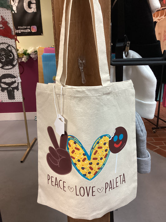 Peace, love, paleta