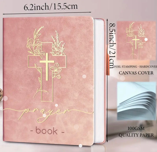 Pink soft color prayer journal